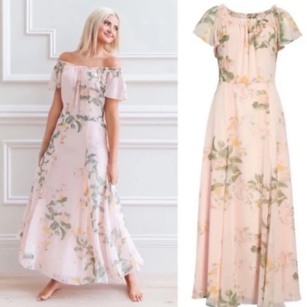 Rachel parcell floral maxi dress